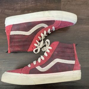 Leather Vans High Tops